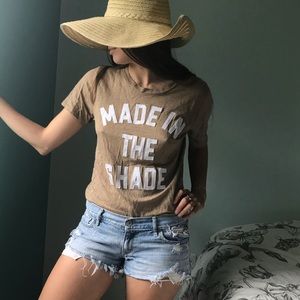j. crew 100% LINEN “made in the shade” tee